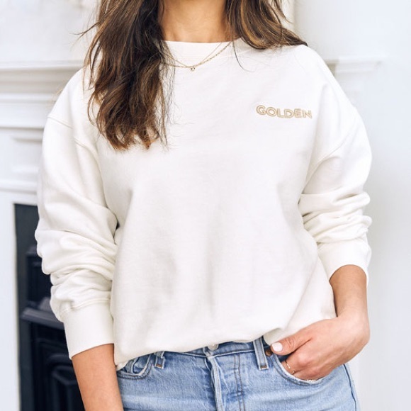 Mejuri Golden embroidered crewneck sweatshirt - Picture 8 of 8